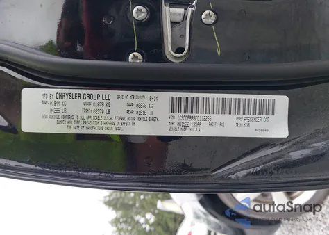 2015 Dodge Dart Sxt z USA, uszkodzony, nr VIN 1C3CDFBB3FD112266